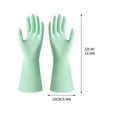 thumbnail image 2 of Thickened Rubber Cleaning Gloves, Medium Size, Waterproof Dishwashing Gloves for Kitchen, Household Chores, 1 Pair, Comfortable Ergonomic Design, Multi-Purpose Use, 2 of 2