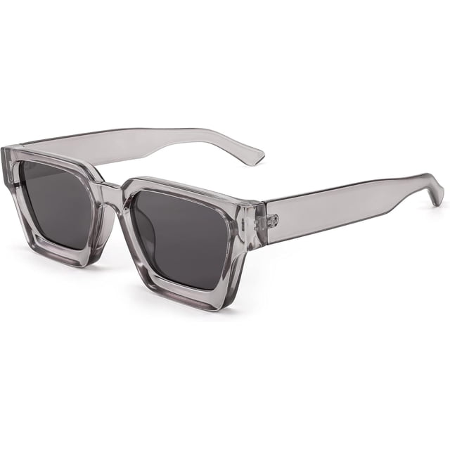 Gafas de sol cuadradas retro de los 90 para mujer Hombre Lentes de sol rectangulares de moda con protección UV400 B2385