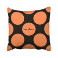 thumbnail image 1 of RYLABLUE Orange And Black Halloween Pillow Covers Cushion Cover Case 18x18 Inches Pillowcases Two Side, 1 of 1