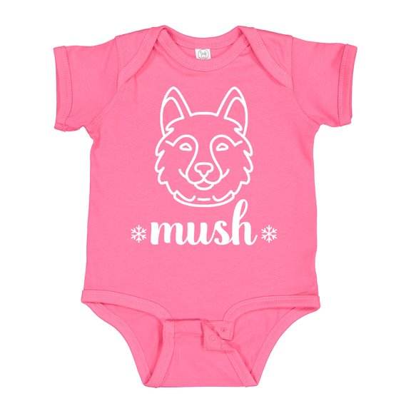 Inktastic Husky Sled Dog Mush Boys or Girls Baby Bodysuit