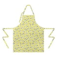 thumbnail image 2 of Yellow Cartoon Cat Unicorn Pattern Apron-Garden Aprons for Women with Pockets-Cotton Linen Waterproof Kitchen Cooking Gardening Aprons Adjustable for Kitchen,Cooking,BBQ and Salon 33x27 Inch, 2 of 7