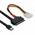 thumbnail image 7 of FVH 50cm eSATAp Power ESATA Combo to SATA 22pin IDE 4pin 5V 12V for 3.5" 2.5" Hard Disk Data Cable, 7 of 7