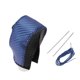thumbnail image 1 of Cubierta de pomo de cambio antideslizante Unique Bargains para palanca de cambios de coche, protector de mango para Honda CRV 08-11, cuero negro y azul, 1 of 6