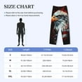 thumbnail image 4 of Vsdgher USA Bald Eagle Print Mens Pajama Pants Sleep & Lounge Pants, PJ Bottoms With elastic waistb and Pockets, 4 of 5