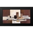 thumbnail image 2 of van der Werf, Ron 24x14 Black Modern Framed Museum Art Print Titled - Abstrakt VII, 2 of 5
