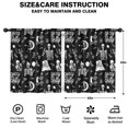 thumbnail image 2 of Blackout Kids Curtains,Halloween Skeleton Fun Pattern Childrens Insulated Curtains Set Of 2,Bedroom Essentials,Toddler Room Decor 52"x63", 2 of 5