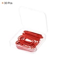 thumbnail image 3 of Unique Bargains Larges Marque-Pages à Clips Revêtus avec Boîte 2 Pouces Rouge pour Organiser Bureau Maison, Lot de 30, 3 of 5