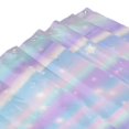 thumbnail image 4 of Shower Curtain, Striped Gradient Waterproof Fabric Plastic Shower Curtain, Drying Fast Bathroom Curtain with 9 Buttonholes, Ruffle Shower Curtain 60x72in, 4 of 8