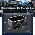 thumbnail image 2 of Car Armrest Storage Box Towel Water Cup Holder Car Console Organizer Hot I9 C8K2, 2 of 9