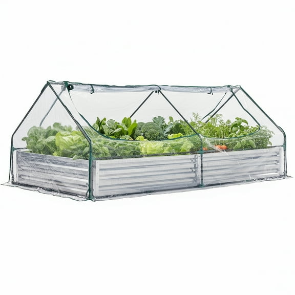 Alvantor Walk-In Greenhouse with Steel Frame and PVC Roof for Patios