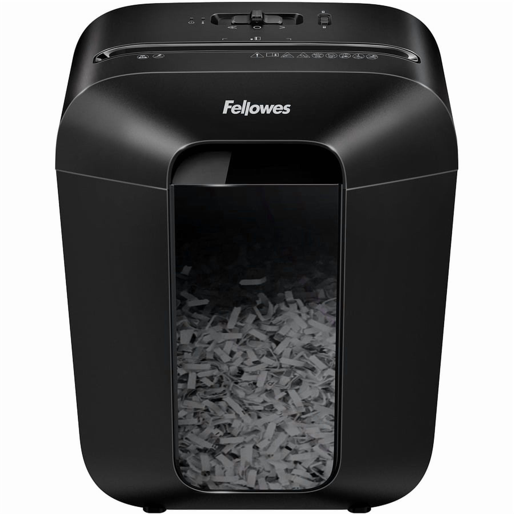 Fellowes Powershred Cross Cut Non-continuous Shredder, Black, 1 Pack