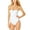 White, variant on Anne Cole Women's Twist Front Shirred One Piece Swimsuit White 12