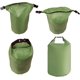 thumbnail image 2 of 3 bolsas impermeables, bolsa impermeable, ligera, para snorkel y a la deriva, color verde militar (5 L, 10 L y 20 L), 2 of 5