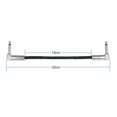 thumbnail image 5 of ammoon 3-Pack Guitar Effect Pedal Instrument Patch Cable 15cm/ 0.5ft Long with 1/4 Inch 6.35mm Silver Right Angle Plug Black PVC Jacket, 5 of 5