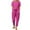 Hot Pink, variant on Sweatsuits for Women Set 2 Piece Fashion Crew Neck Short Sleeve Pants Casual Suit Sets