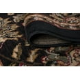 thumbnail image 6 of Transitional Area Rug (5'3'' Round) Oriental Black, Brown Indoor Round Easy to Clean, 6 of 6