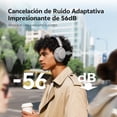 thumbnail image 2 of Qcy H3S Audífonos Inalámbricos 56db Gamer Diadema Hi-res Gris, 2 of 8