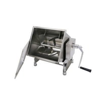Hakka Brothers 45lb/22.5L Manual Meat Mixer, Stainless Steel 30L Tilt Tank Meat Mixer for Sausage (Mixing Max.45lb/22.5L for Meat)