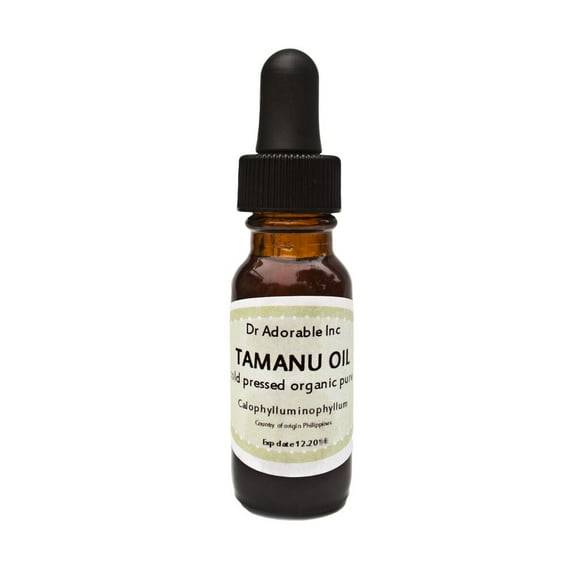 Dr.Adorable -Tamanu / Foraha 100% Pure Cold Pressed Organic Natural 0.6 Oz with a dropper