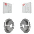 thumbnail image 1 of CMX Rear Disc Brake Rotors Pair for Car Chevrolet Spark EV K8-102330, 1 of 8