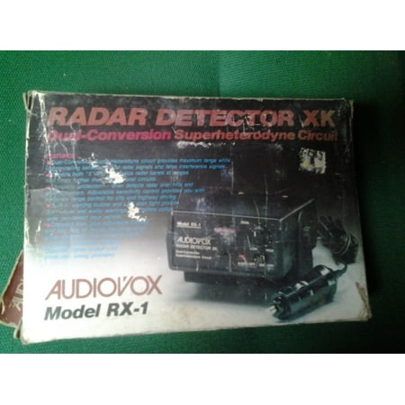 Vintage Audiovox RX-1 Radar Detector K Band X Band