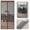 Coffee color, variant on Magic Mesh Magnetic Mosquito Screen Door Net Curtain with Magnets Reinforced Polyester Mesh Dustproof & Insect Proof