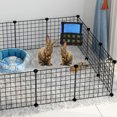 thumbnail image 4 of Rabbit Hay Feeder Bag，Small Animal Hanging Feeder Sack Bunny Feeding Bag Hay Storage, 4 of 5