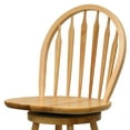 thumbnail image 2 of Winsome Wood Wagner Arrow-back Swivel Seat Bar Stool, Natural Finish, 2 of 7
