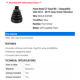 thumbnail image 2 of Front Inner CV Boot Kit - Compatible with 2015 - 2017 Jeep Grand Cherokee 2016, 2 of 2