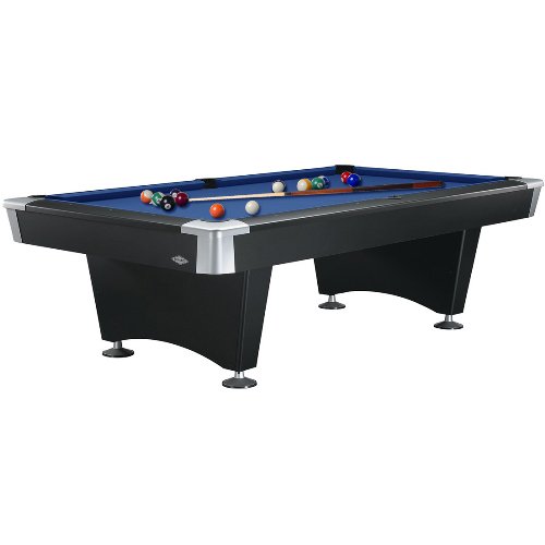 Brunswick 8 Foot Black Wolf Pool Table Regatta Blue Contender Cloth