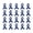 Blue, variant on Alloy Charity Ribbon Pins Pack of 20 Piece Accessories User Friendly Design Funeral Memorial Brooch