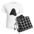 thumbnail image 4 of CafePress - Cute Black Cocker Spaniel Portrait Print Pajamas - Women's Short Sleeve Print T-Shirt and Pants Light Cotton Pajama Set, 4 of 7
