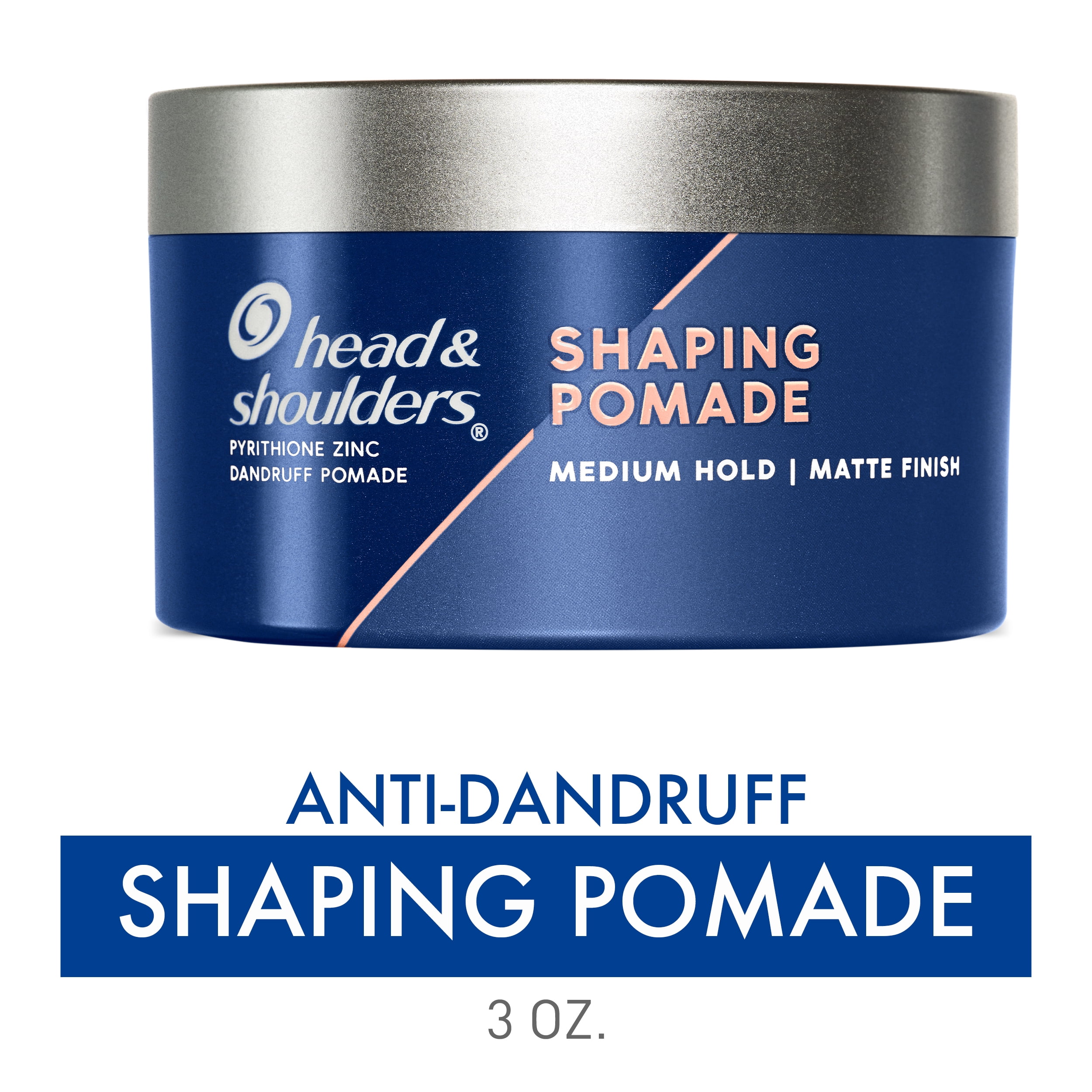 Head & Shoulders AntiDandruff Shaping Pomade for Men, Medium Hold