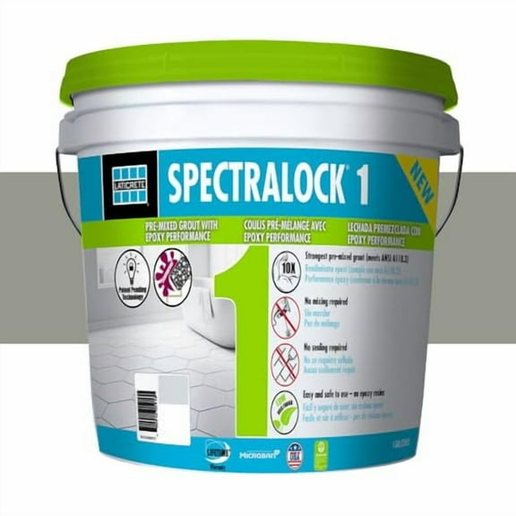 Laticrete Spectralock 1 Pre-Mixed Grout - 1 Gallon - Natural Grey
