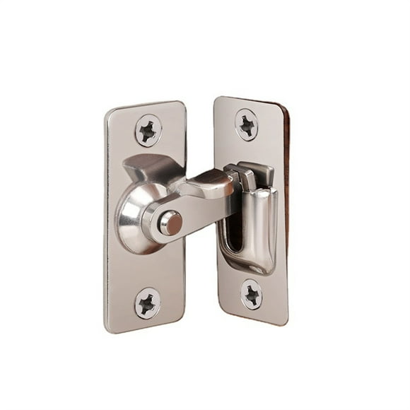 XZNGL Door Lock Sliding Sliding Stainless Steel 90 Degree Right Angle Hook Lock Hook for Sliding Door Lock Bolt Hardware Household Accessories