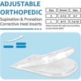 thumbnail image 3 of adjustable heel lift inserts for bow legs, 3 of 5
