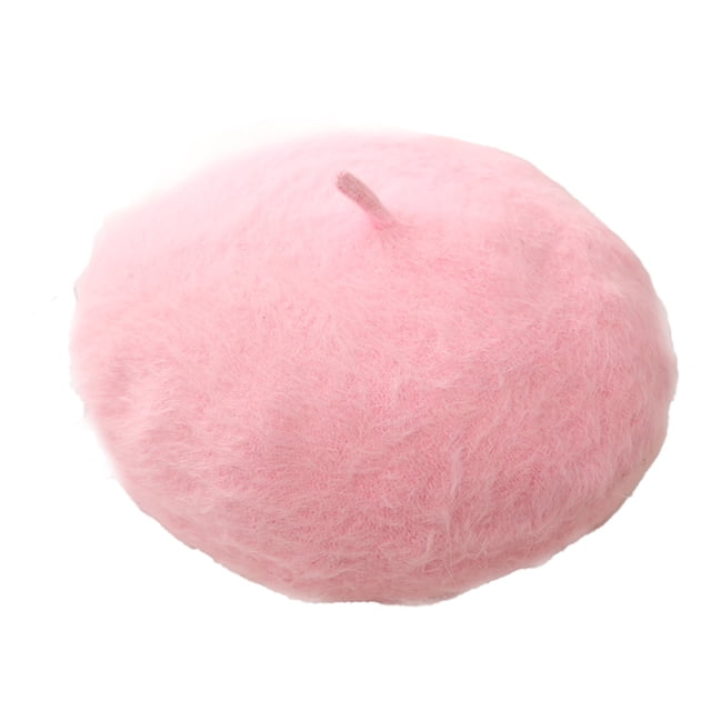 Sonducket Gorros de piel de boina, sombrero clásico de estilo coreano, tocado romántico de otoño, ropa de fiesta, suministros de ropa para mujeres y Sombreros Rosa claro Sonducket AP010201-12B