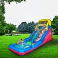 thumbnail image 4 of Banzai Double Drop Raceway 2 Lane Inflatable Outdoor Backyard Water Slide, 4 of 12