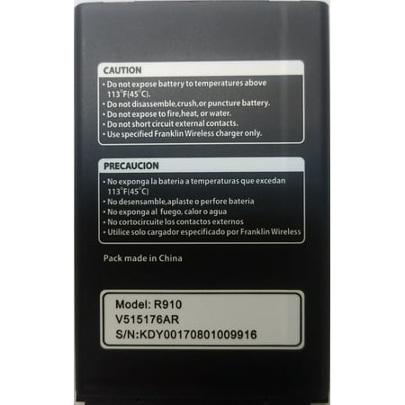 Replacement Battery for Franklin Wireless R910 V515176AR Mobile Hotspot 3000mAh