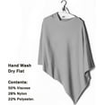 thumbnail image 3 of Look by M Women's Basic Poncho Year Round Cover Special Occasion for Every Day, 3 of 5