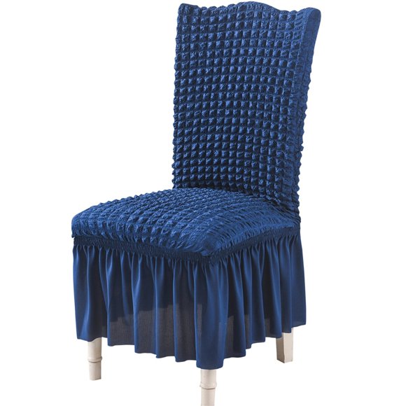 Dvkptbk Chair Covers Bubble plaid Stretch Dining Chair Covers Slipcovers Thick with Chair Cover Skirt Home Decor on Clearance