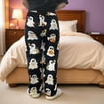 thumbnail image 2 of Halloween Flannel pajama pants for women's autumn and winter new thickened and fleece warm casual home pants, walking pants, 2 of 5