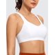 thumbnail image 2 of Sostén Deportivo CRZ YOGA con Tirantes Cruzados, Escote en V, Sin Aros, Blanco XL, 2 of 5