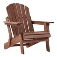 thumbnail image 4 of Kevinplus Outdoor Folding Adirondack Chair with Pre-Assembled BackRest & SeatBoard, Wood Patio Chair for Garden Backyard Porch Pool Deck Firepit, 4 of 8