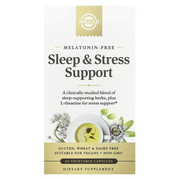Solgar Sleep & Stress Support, 60 Vegetable Capsules