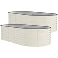 thumbnail image 2 of GloryStar Outdoor Galvanized Raised Bed, Metal Planter Box for Gardening, Rust-Resistant and Simple Assembly, 2 of 8