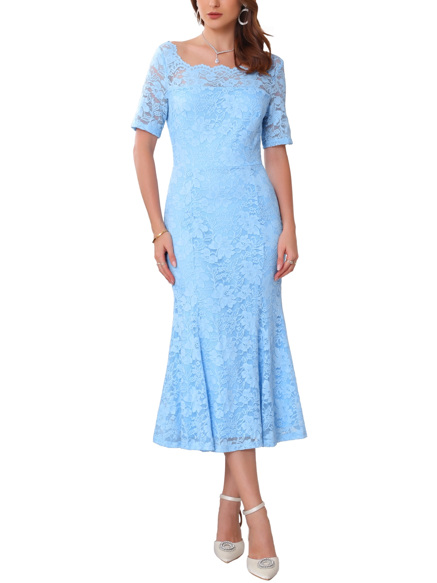 Vestidos largos de sirena con hombros descubiertos para mujer, vestido de fiesta de boda de satén con abertura, Negro, 2