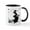 White/Black Inside, variant on CafePress - Old Fashioned Witch Ceramic Mug - 11 oz Ceramic Mug - Novelty Coffee Tea Cup