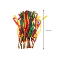 thumbnail image 2 of Wweixi 12 Pieces Rainbow Color Gymnastic Ribbon Reusable Colorful Dancing Rope Training Practise Sports Gears Accessories, 2 of 6