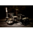 thumbnail image 2 of C. Thomas McNemar 4x24 White Modern Wood Framed Wall Art Titled - Pewter Still Life II, 2 of 5